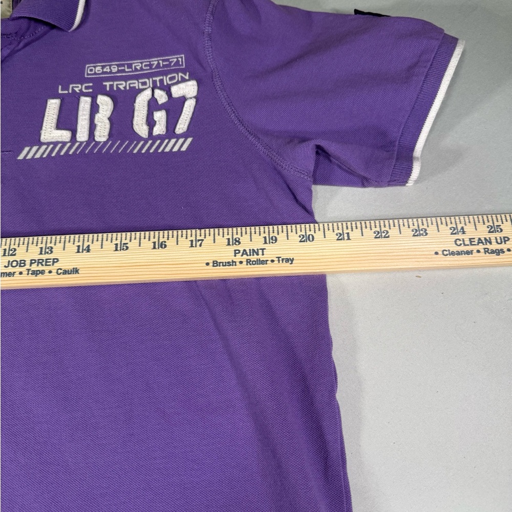 Angelo Litrico Purple‎ Polo Shirt XL Cotton LR G7 - Picture 7 of 12